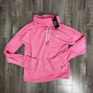 Under Armour Pink Funnel Neck Sweatshirt Size Small NWT
